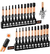GRENPRO Drill Bit Set 22pcs, Allen Wrenches Sets, Allen Key Set, Hex Head Key Set, Impact Driver ...