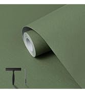 Green Peel and Stick Wallpaper Contact Paper for Cabinets with Tools | 118.1''x17.7'' Removable S...