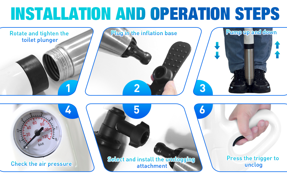 shower drain hair catcher drain auger cleaner tool Installation and operation steps