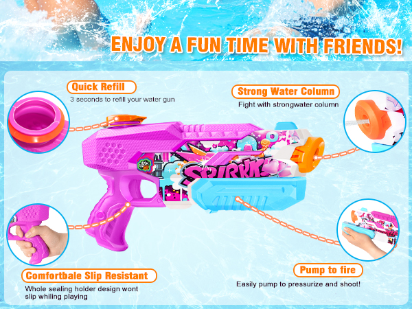 TY water guns