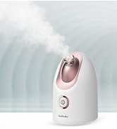 spa day salon face+steamer+essential+oil+diffuser flawless rose gold