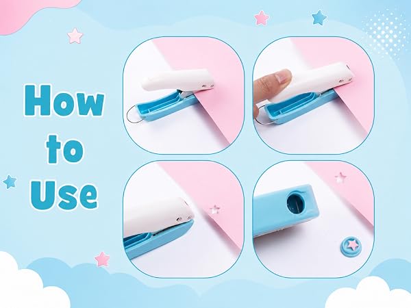 3 Pack Paper Craft Hole Punch Shapes