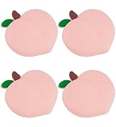 GORGECRAFT 4Pcs Thumb Grips Caps Pink Peach Analog Silicone Thumb Stick Grip Joystick Caps Cover ...