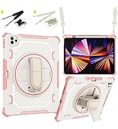 Junfire Armor Case for iPad Air 5th/4th Gen 10.9 inch 2022/2020, iPad Pro 11 Protective Shockproo...