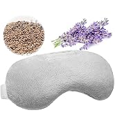 Umisleep Lavender Eye Mask, Aromatherapy Weighted Sleep Mask for Dry Eyes Men Women, Microwave He...
