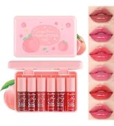 Eakroo 6 Colors Lip Tint Stain Mini Liquid Lipstick, Korean Lip Gloss Moisturizing, Multi-Use Lip...
