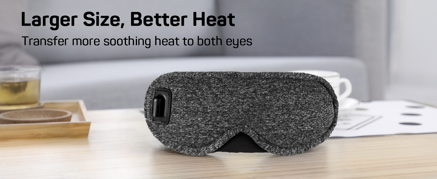 adjustable heated eye mask