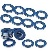 CouTunp 24PCS Oil Drain Plug Gasket Washer, M12 Aluminum Crush Washer, Oil Plug Seals Gasket, Com...