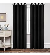 Joydeco 84 Inch Blackout Curtains for Bedroom - Thermal Insulated Room Darkening Light Blocking C...