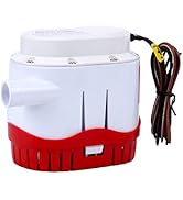 Amarine Made Automatic Submersible Boat Bilge Water Pump 12v 2000gph Auto with Built-in Float Switch