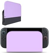 Custom Faceplate Cover for Nintendo Switch 2, Switch 2 Dock Cover Purple | Anti-Scratch Hard Prot...