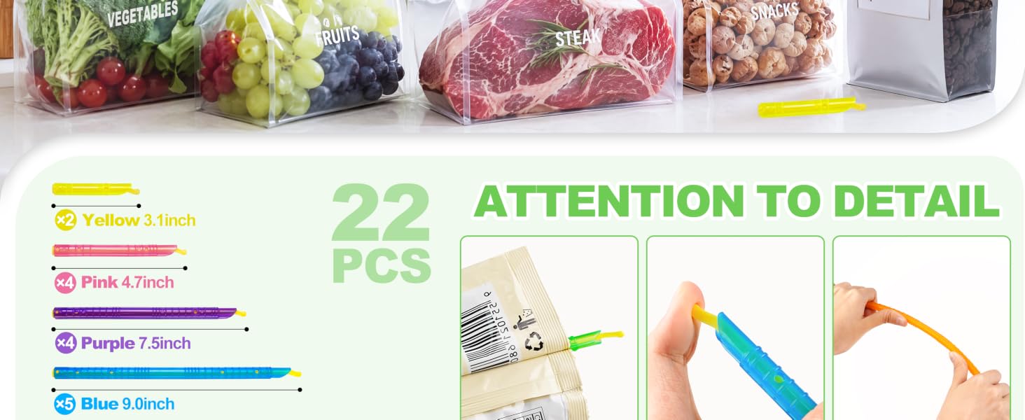 Plastic Bag Sealer Sticks