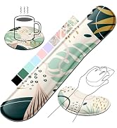 Gimars Upgrade Enlarge Silky Gel Memory Foam Wrist Rest for Computer Keyboard, Mouse, 3 PCS, Ergo...
