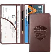 CoBak Car Registration and Insurance Holder - Vehicle Glove Box Car Organizer,Auto Truck Comparme...