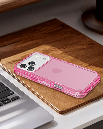 Crystal Pink Protective Phone Case