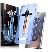 MAGIC JOHN 2 Pack for Samsung Galaxy S25 Ultra Tempered Glass Screen Protector, Bubble Free, Easy...