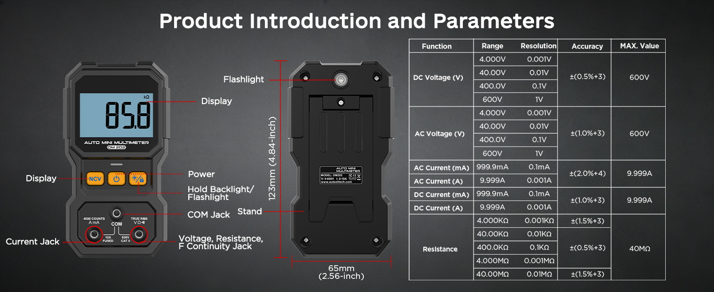 auto ranging multimeter