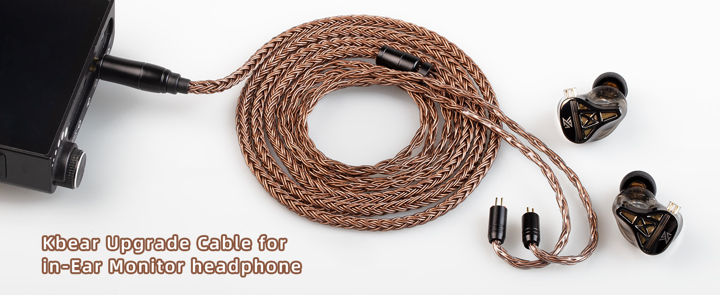 kbear 2pin iem cable