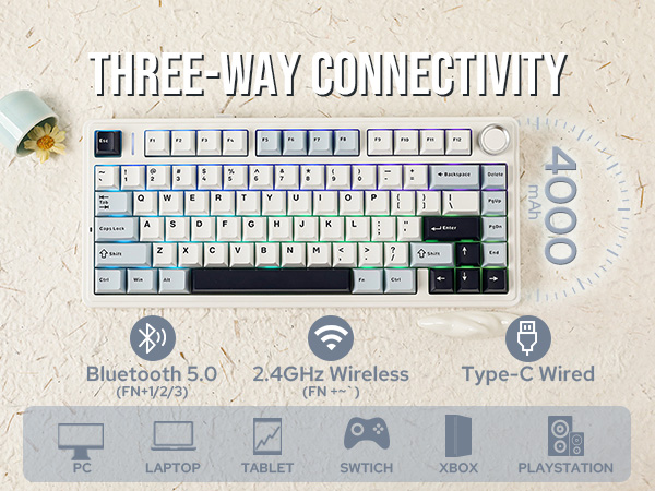 AULA F75 gaming keyboard