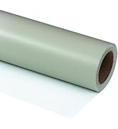 RUSPEPA Sage Green Wrapping Paper Solid Color - Mini Roll - for Christmas, Wedding, Birthday, Sho...