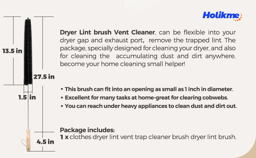 dryer lint brush vent cleaner