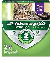 Advantage XD Large Cat Flea Prevention & Treatment For Cats over 9lbs. | 2-Topical Doses, 2-Month...