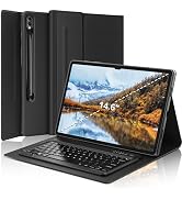 Samsung Galaxy Tab S9 Ultra Keyboard Case 14.6 inch 2023, Smart Folio Cover with S Pen Holder, De...