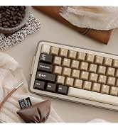 Retro PBT Keycaps Set 164Keys Cherry Profile Brown Keycaps 60% 65% 75% 100% Dye Sublimation Costo...