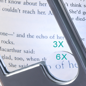 magnifying glass for small item
