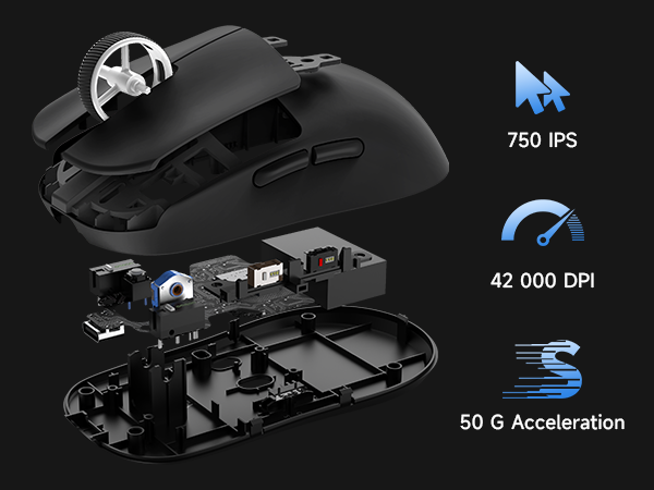 MCHOSE gaming mouse wireless gaming mouse gamer mouse bluetooth gaming mouse