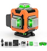 Laser Level, Elikliv 4D Laser Level 360 Self Leveling, 200Ft Green Laser Level Lines Tool, 4x360°...