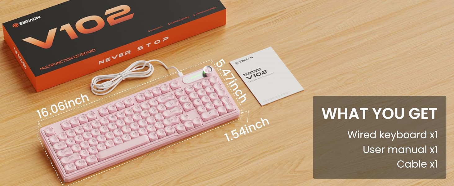keyboard pink