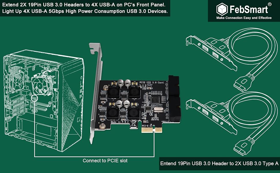 pcie usb card pcie usb 3.0 card pcie 19pin usb header pcie 20pin usb header