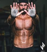 JerkFit Fly Grips, Hand Grips for Cross Training, Soft Vegan Lightweight Weight Lifting Gloves wi...