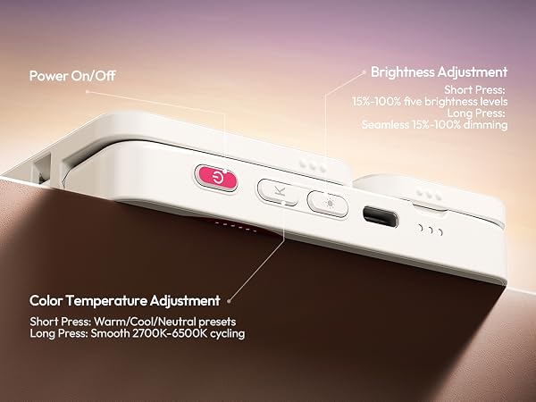 Brightness Adjustment 15%-100%