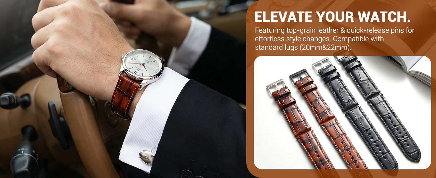 Leather Watch Band