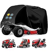 Zero Turn Mower Cover - Riding Lawn Mower Covers Outdoor Waterproof Heavy Duty, Universal Fit Rid...