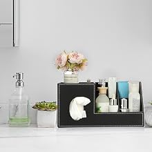 Multifunctional Cube Tissue Box for Vanity