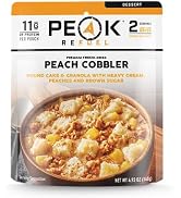 Peak Refuel Peach Cobbler | Real Ingredients | Ready in Minutes | Just Add Water | Premium Freeze...