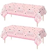 pink graduation tablecloth