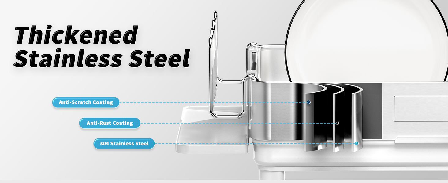 large dish drying rack