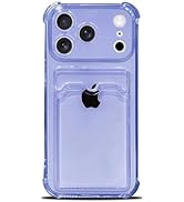 Tuokiou Clear Wallet Phone Case for Phone, Upgrade Clear Card Slot Case, Slim Fit Protective Soft...