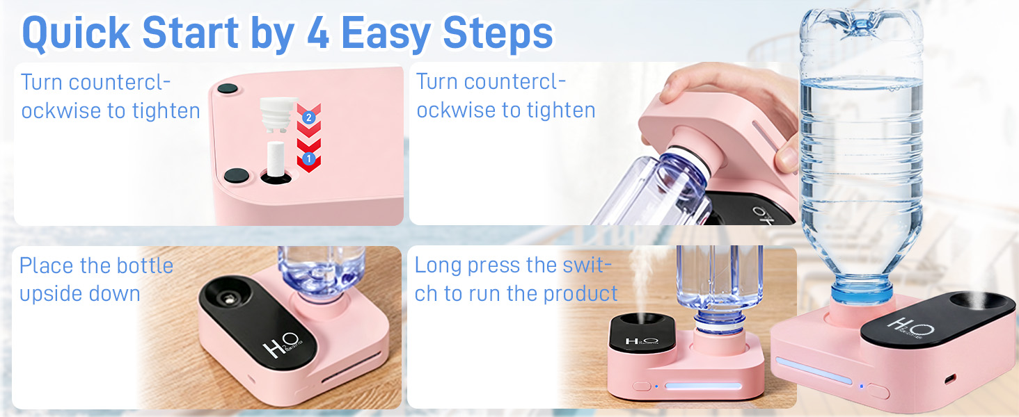 cruise humidifier travel humidifier for cruise portable humidifier water bottle humidifier