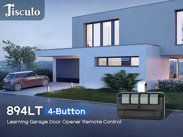 894LT 4-Button Garage Door Opener Learning Remote Control