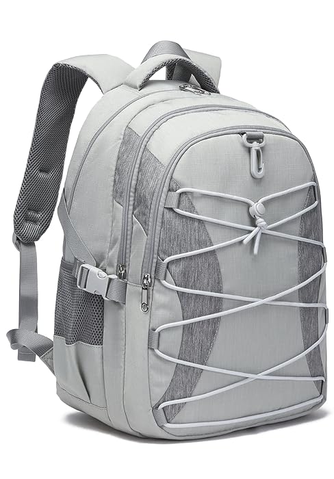 grey backpack