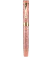 Jinhao Classic Fountain Pen Pink, Extra Fine Nib with Converter and Pen Case Set