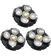 Shaver Replacement Heads Compatible with Microtouch Titanium Head Shaver, for Bald Men 3 Pack
