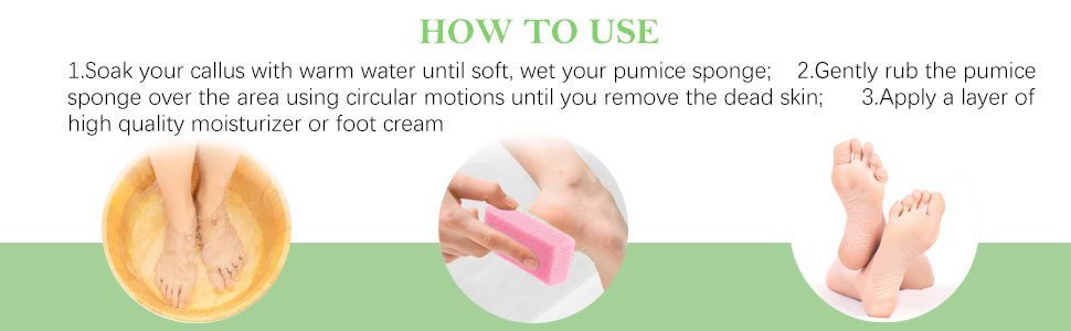 how to use pumice