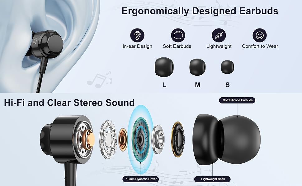 usb c wired headphones;type c wired headphones;usbc earbuds wired;iphone 15 headphones wired