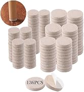 Fursafe&Q Felt Furniture Pads, Furniture Felt Pads for Hardwood Floors -Heavy Duty Self Adhesive ...